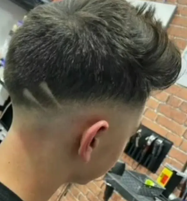 Corte de pelo moderno realizado en Abdel Barber Style